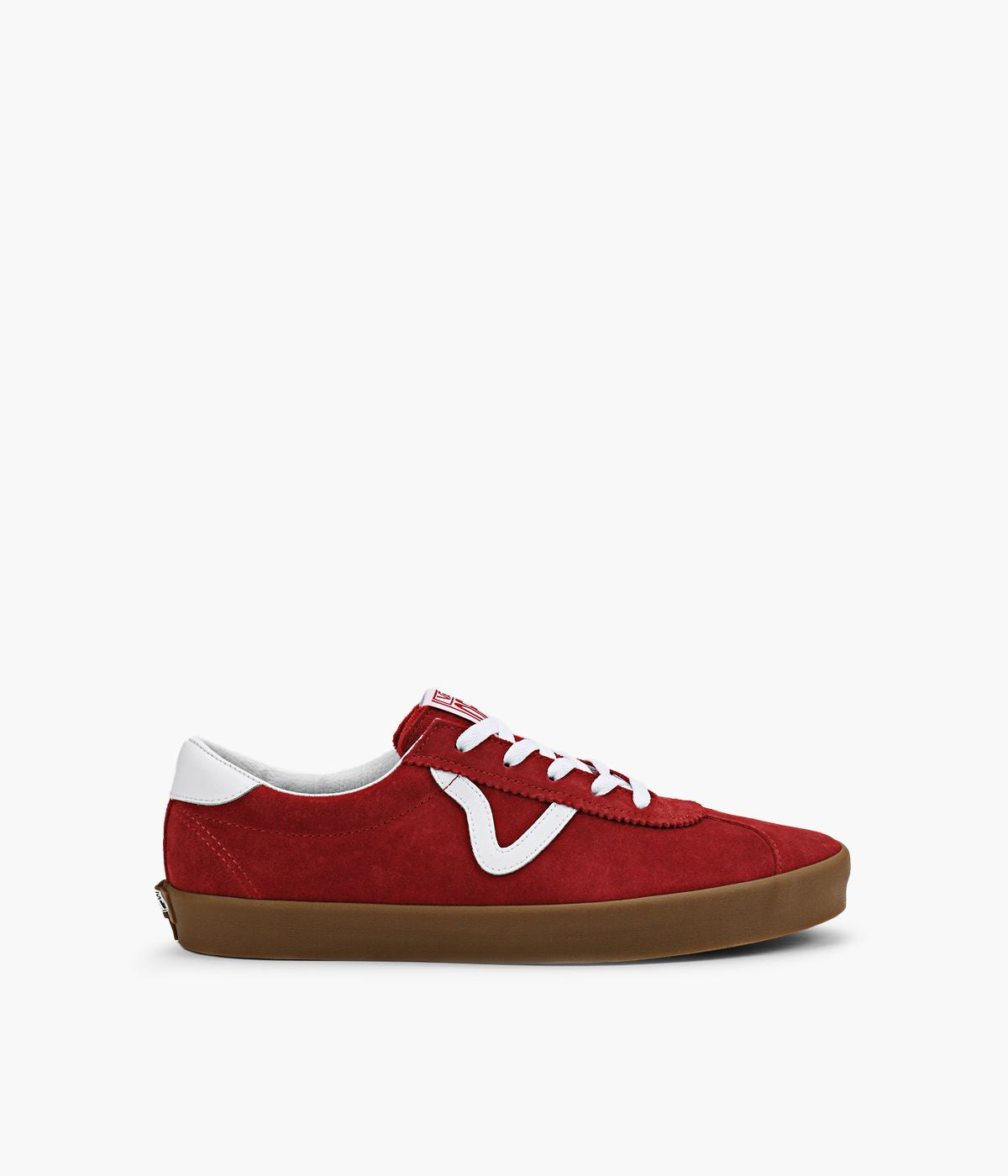 Low cut red vans deals
