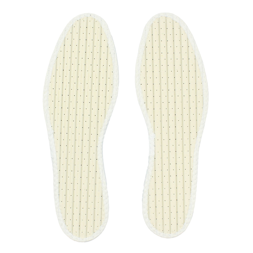 Left and right insoles are shown on a white background.