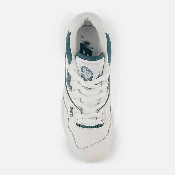 New Balance Women's 550 Reflection - Sleek leather upper with durable rubber outsole for optimal traction and style. Top view