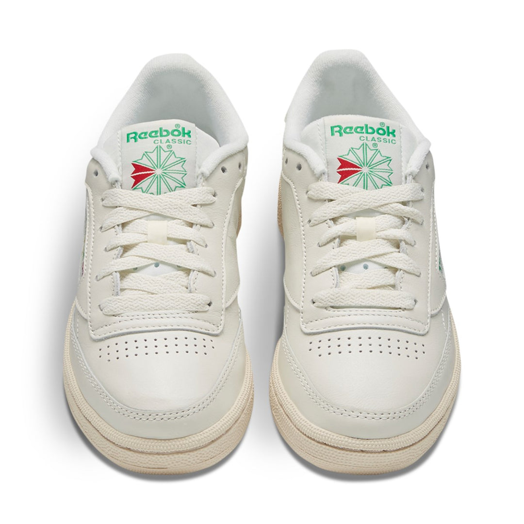 Reebok Club C 85 Vintage Chalk/White/Green, Reebok, Sneakers, blanc, footwear, reebok, shoes, sneakers, unisex, unisexe, white, blanc, footwear, reebok, shoes, sneakers, unisex, unisexe, whit