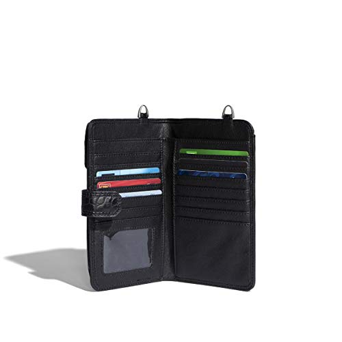 Pixie Mood Rae Wallet and Phone Crossbody, Pixie Mood, crossbodies, accessories, black, crossbodies, pixie mood, vegan, wallets, accessories, black, crossbodies, pixie mood, vegan, wallets