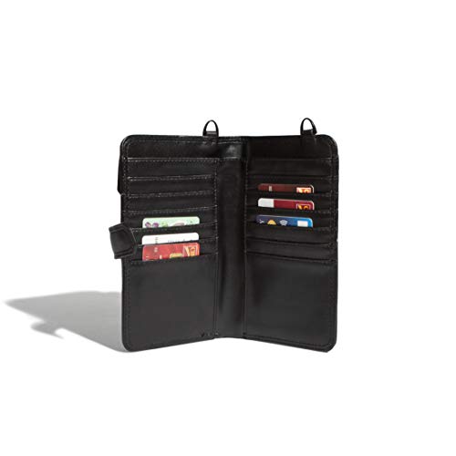 Pixie Mood Rae Wallet and Phone Crossbody, Pixie Mood, crossbodies, accessories, black, crossbodies, pixie mood, vegan, wallets, accessories, black, crossbodies, pixie mood, vegan, wallets