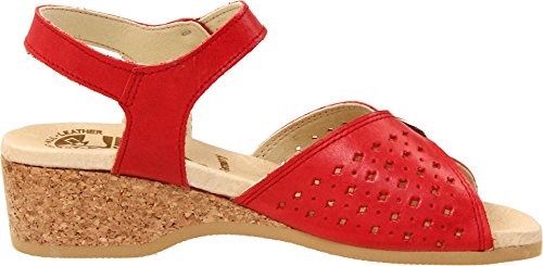Worishofer 811 Red, Worishofer, Sandals, cork, femme, red, rouge, sandales, sandals, wedges, women, worishofer, cork, femme, red, rouge, sandales, sandals, wedges, women, worishofer      - Mi