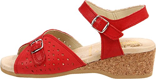 Worishofer 811 Red, Worishofer, Sandals, cork, femme, red, rouge, sandales, sandals, wedges, women, worishofer, cork, femme, red, rouge, sandales, sandals, wedges, women, worishofer      - Mi