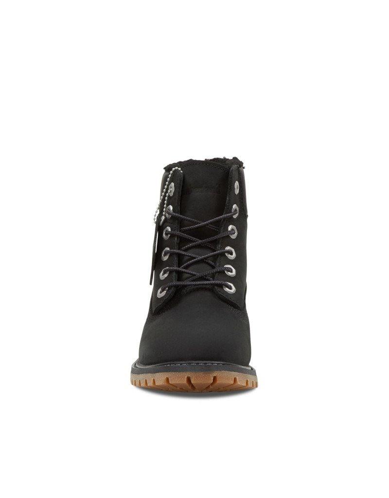 Timberland Women Premium 6" Warm Fleece Black Nubuck TB0A198I001, Timberland, Winter Boots, black, boots, timberland, winter-boots, women, black, boots, timberland, winter-boots, women      -