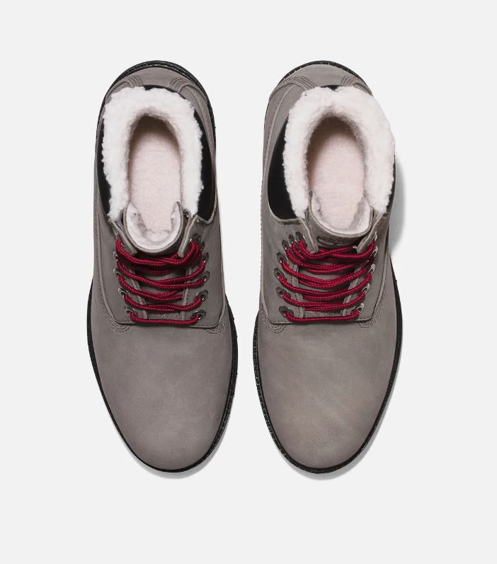 Timberland Men's Premium 6" Warm Fur Grey (TB0A2EMRD52)
