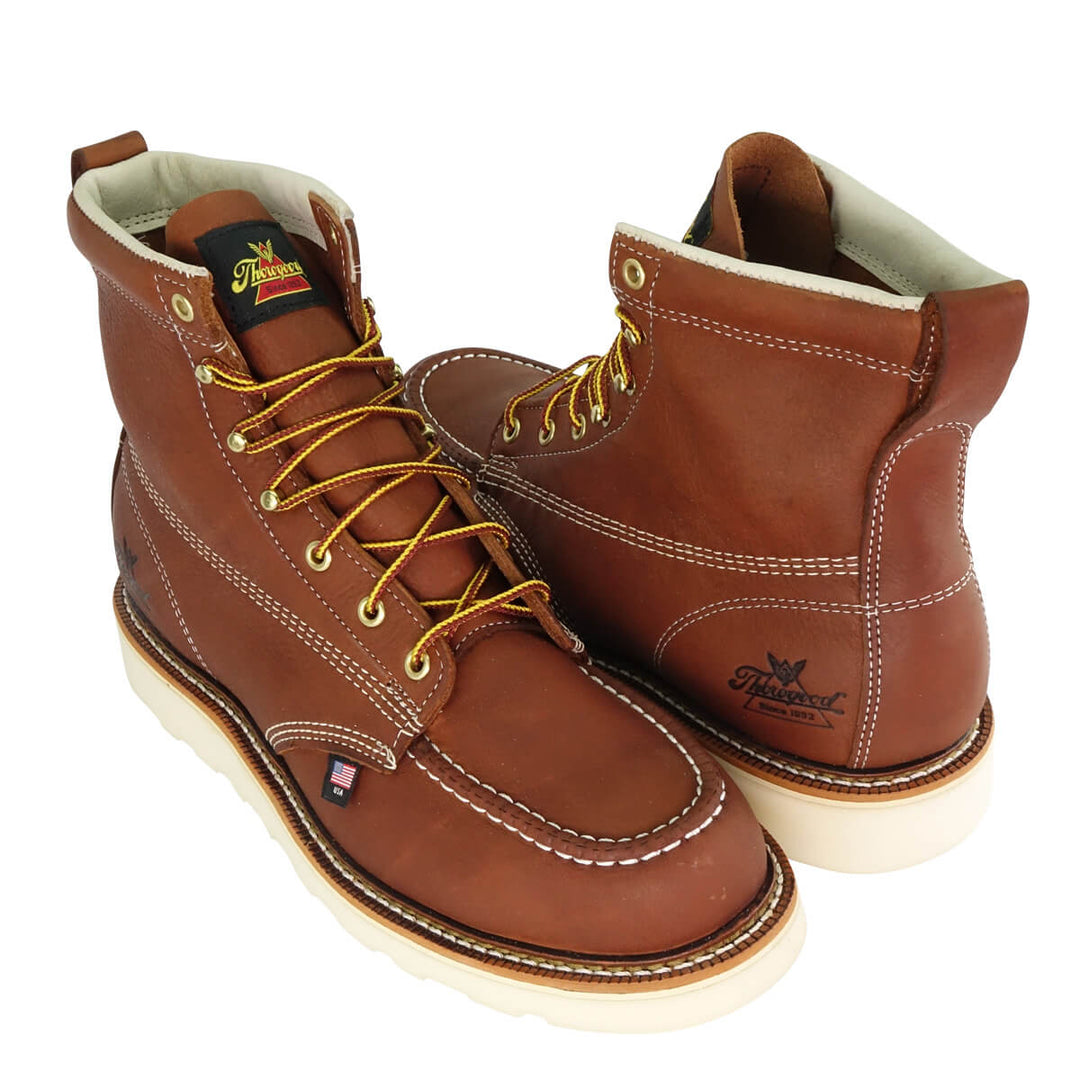 Thorogood  6″ Moc Toe Tobacco (814-4200), Thorogood, Lace-up, boots, brown, cuir, heritage, heritage boots, homme, lace-up, leather, marron, men, thorogood, boots, brown, cuir, heritage, he