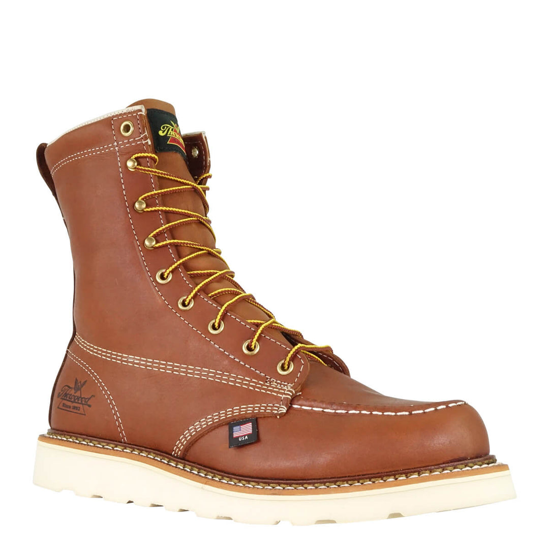 Thorogood  8″ Moc Toe Tobacco (814-4201), Thorogood, Lace-up, boots, brown, cuir, heritage, heritage boots, homme, lace-up, leather, marron, men, thorogood, boots, brown, cuir, heritage, he