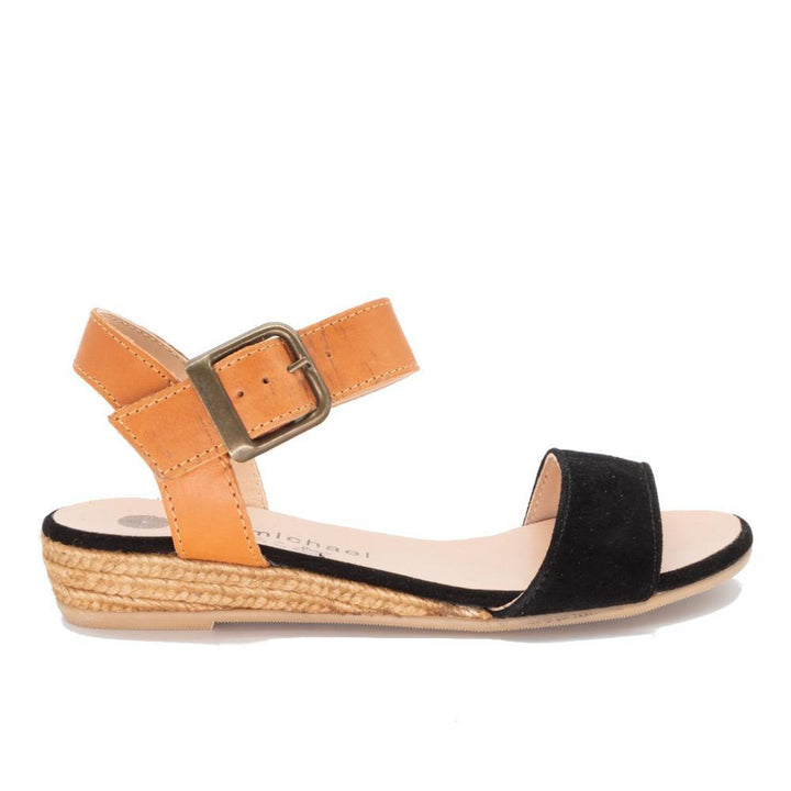 Eric Michael Hylena Amanda Black, Eric Michael, Sandals, black, footwear, leather, leather shoes, leather sneakers, sandals, shoes, women, black, footwear, leather, leather shoes, leather sne