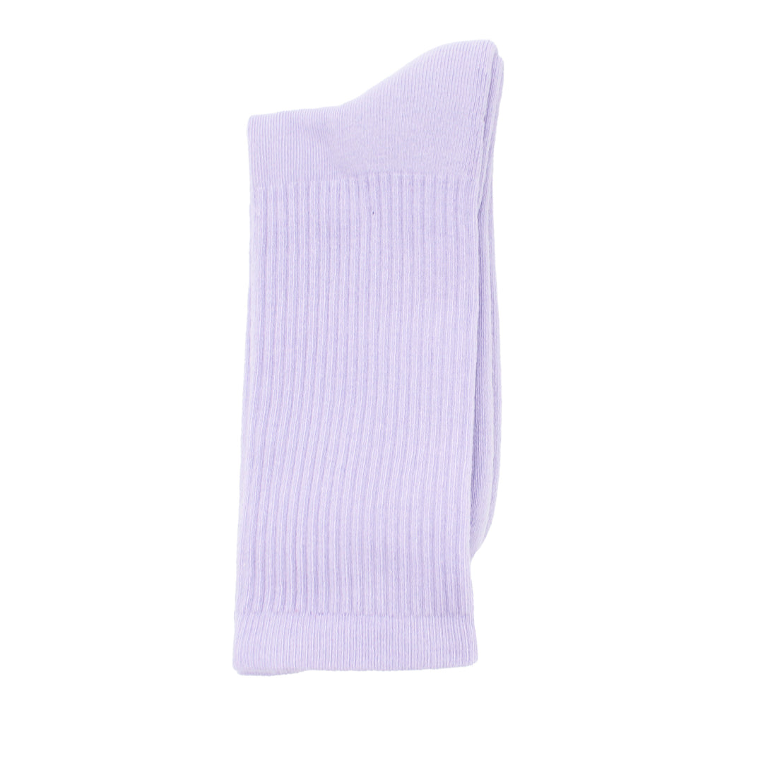 Light purple sock on a white background