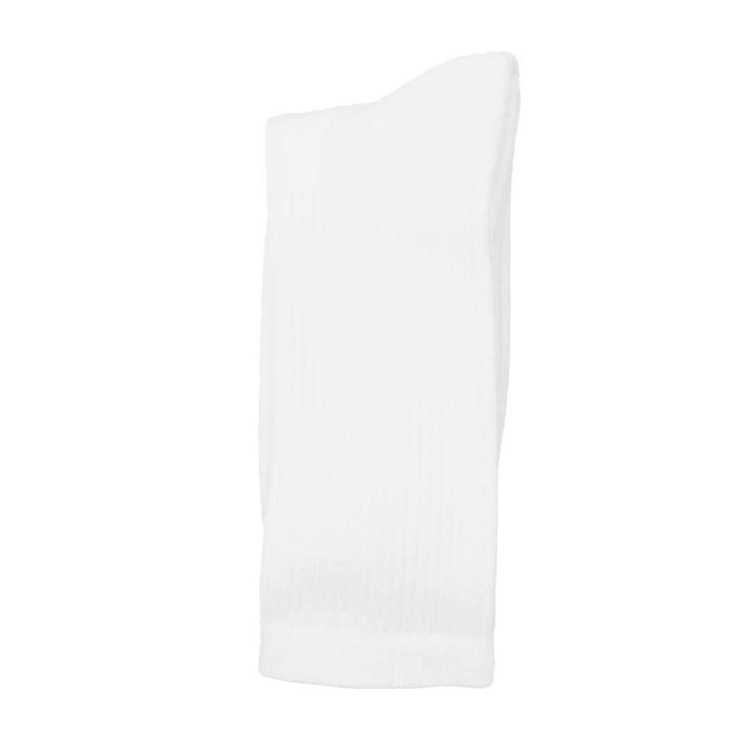 White socks on a white background