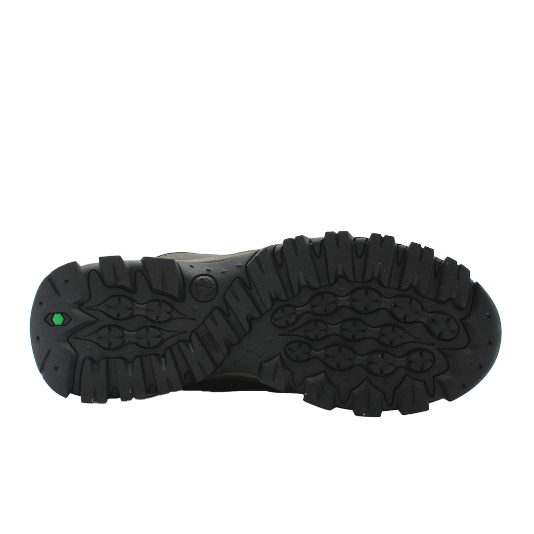 Black sole of a shoe with tread pattern on a white background