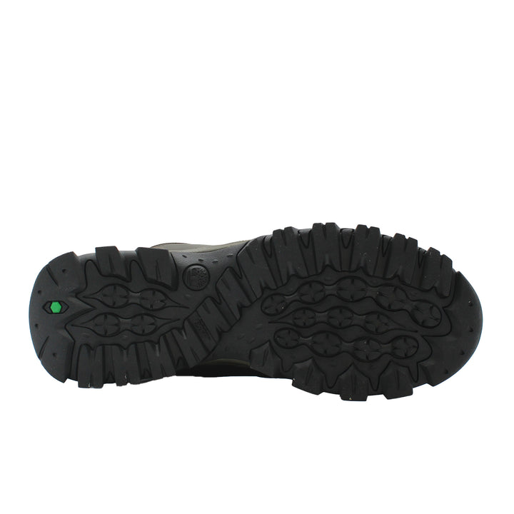 Black sole of a shoe with tread pattern on a white background