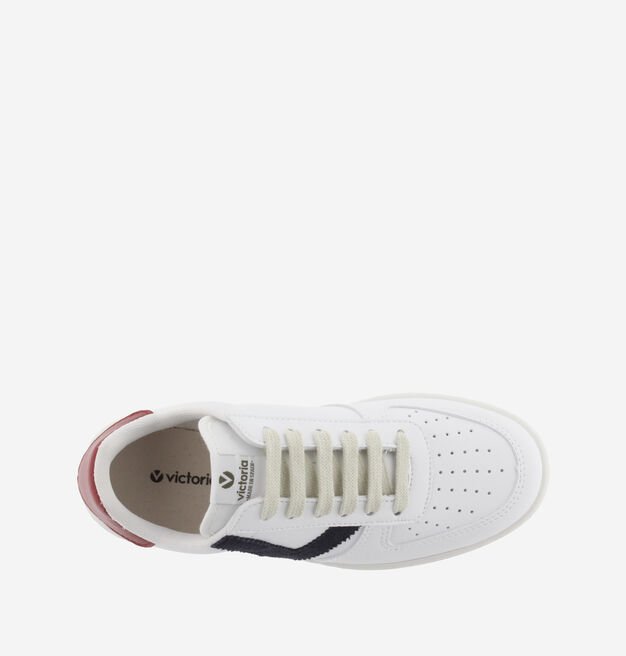 Victoria Shoes Madrid Piel Marino (1 258201), Victoria Shoes, Sneakers, blanc, femme, footwear, men, shoes, sneakers, trainers, unisex, unisexe, vegan, victoria, victoriashoes, white shoes, w