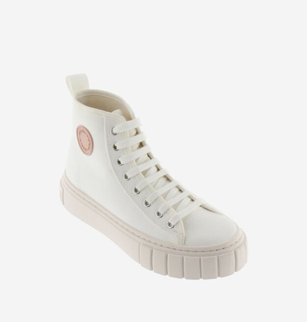 Victoria Shoes Abril Botin Lona Crudo (1 270100), Victoria Shoes, Sneakers, beige, blanc, cream, femme, footwear, off white, shoes, sneakers, trainers, vegan, victoria, white, women, beige, b