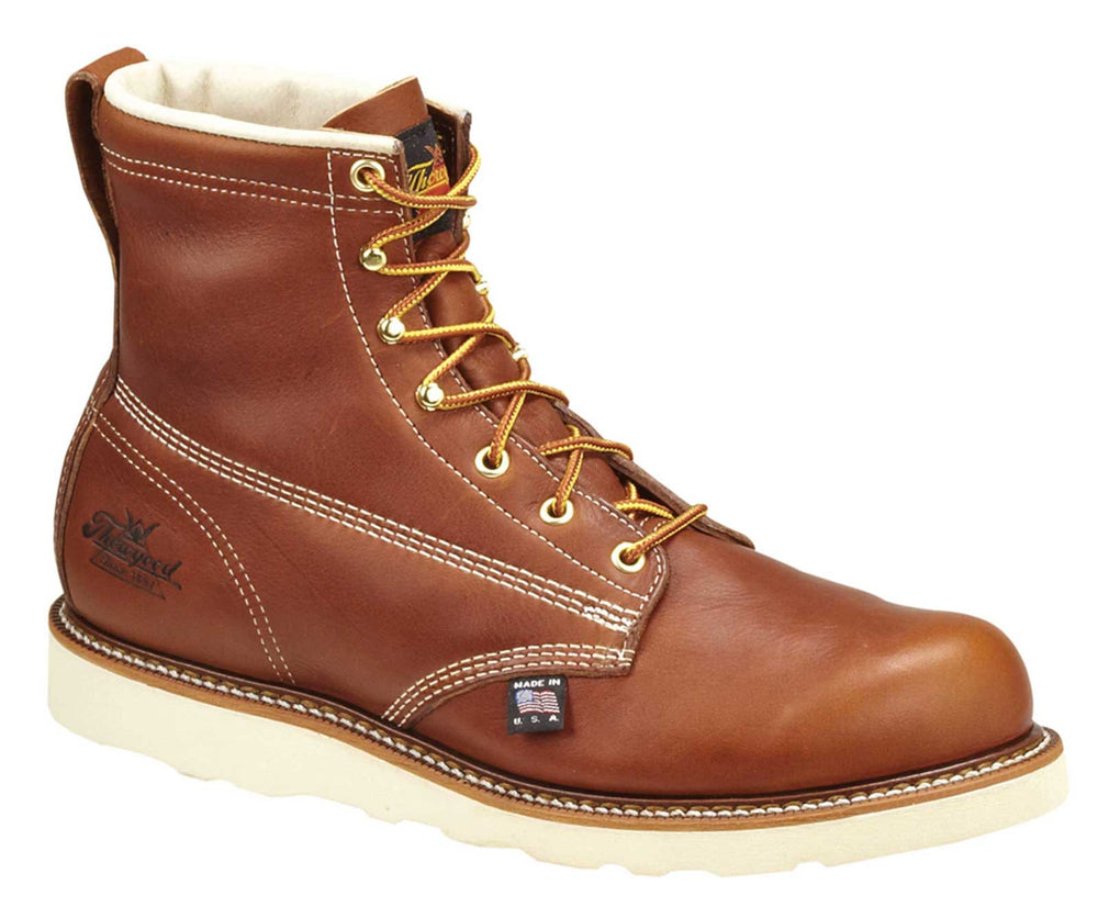 Thorogood  6″ Plain Toe Tobacco (814-4355), Thorogood, Lace-up, boots, brown, cuir, heritage, heritage boots, homme, lace-up, leather, marron, men, thorogood, boots, brown, cuir, heritage, 