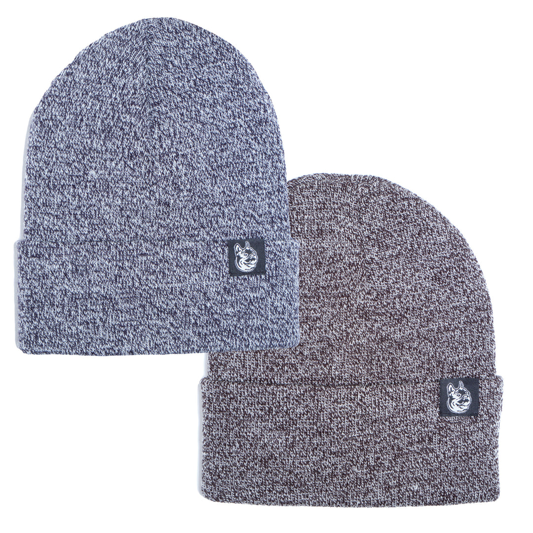 Bonnet à revers en couleurs unies