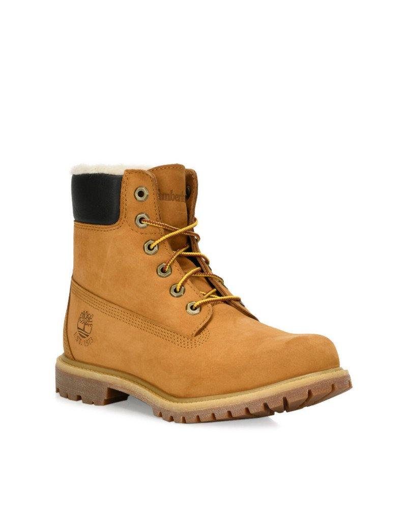 Timberland Women Premium 6" Warm Fleece Wheat TB0A12KU231, Timberland, Winter Boots, boots, timberland, winter-boots, women, yellow, boots, timberland, winter-boots, women, yellow      - Mile