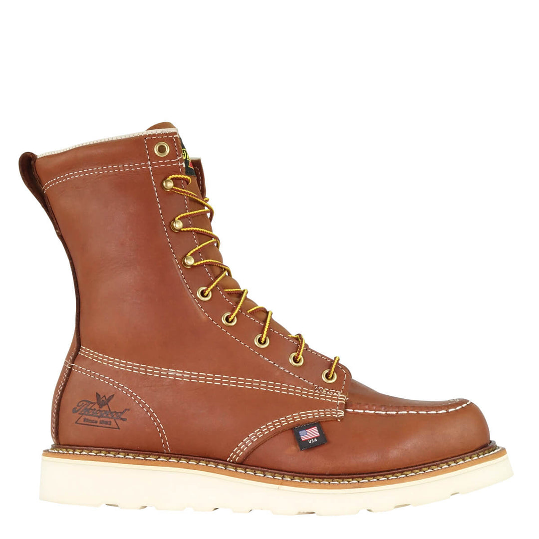 Thorogood  8″ Moc Toe Tobacco (814-4201), Thorogood, Lace-up, boots, brown, cuir, heritage, heritage boots, homme, lace-up, leather, marron, men, thorogood, boots, brown, cuir, heritage, he