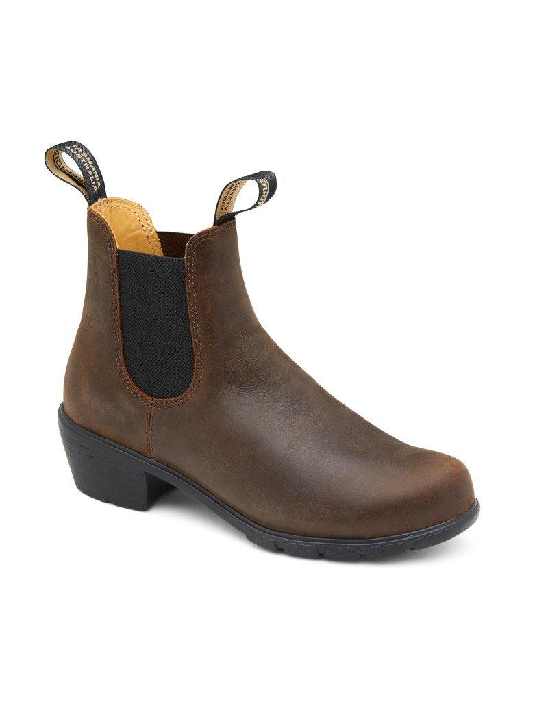 Blundstone 1673 Women Series Heel Antique Brown, Blundstone, Dress Boots, blundstone, boots, brown, chelsea, heels, leather, women, blundstone, boots, brown, chelsea, heels, leather, women   