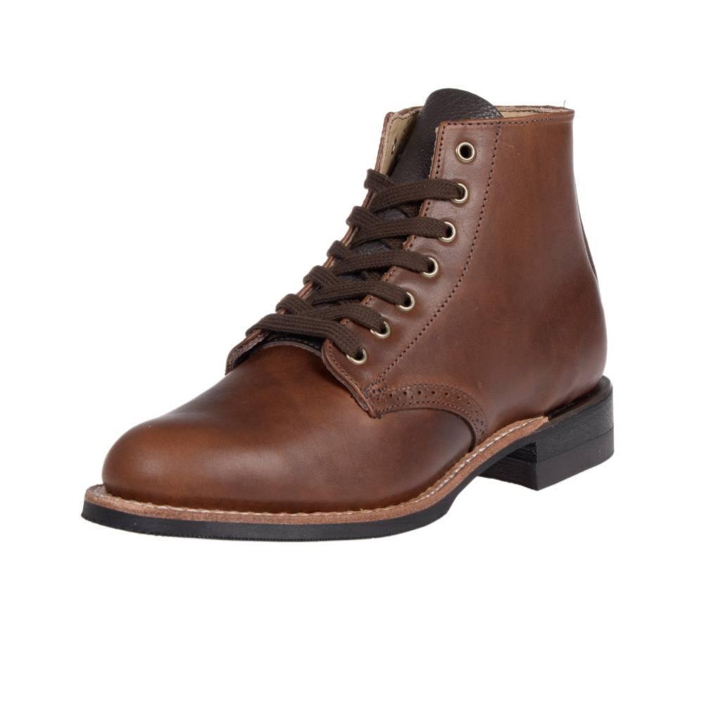 W.M Moorby Women Service Boot (2901) Pecan, Canada West Shoe, Heritage Boots, boots, brown, canada west, heritage, heritage boots, lace up, leather, shoes, women, boots, brown, canada west, h