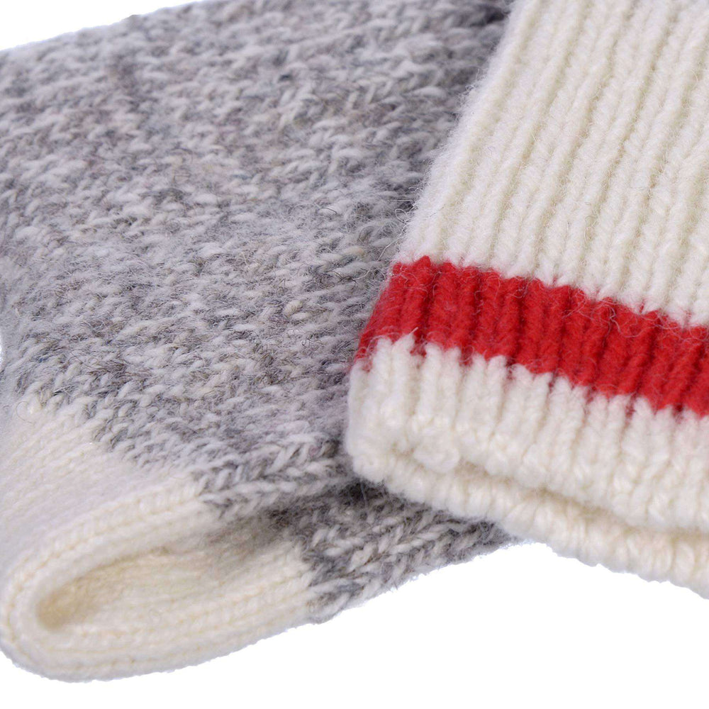 Duray Work Classic Grey/Red (3 Pack), Duray, socks, men, socks, winter socks, women, wool, men, socks, winter socks, women, wool      - Mile End Kicks