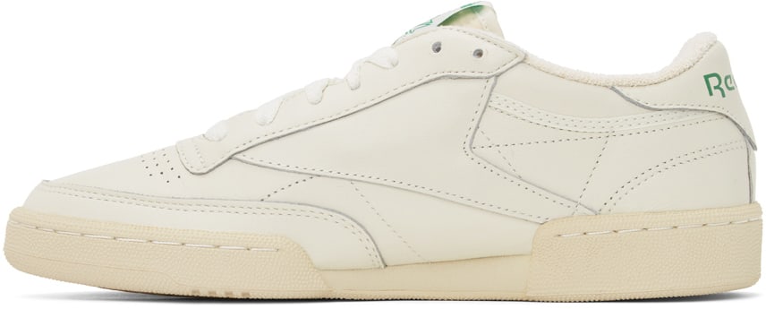 Reebok Club C 85 Vintage Chalk/White/Green, Reebok, Sneakers, blanc, footwear, reebok, shoes, sneakers, unisex, unisexe, white, blanc, footwear, reebok, shoes, sneakers, unisex, unisexe, whit