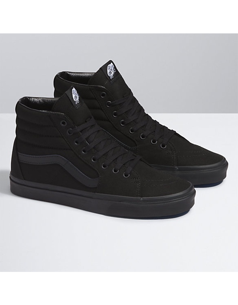 Vans Sk8-Hi Black/Black, Vans, Sneakers, black, footwear, men, shoes, sneakers, unisex, vans, women, black, footwear, men, shoes, sneakers, unisex, vans, women      - Mile End Kicks