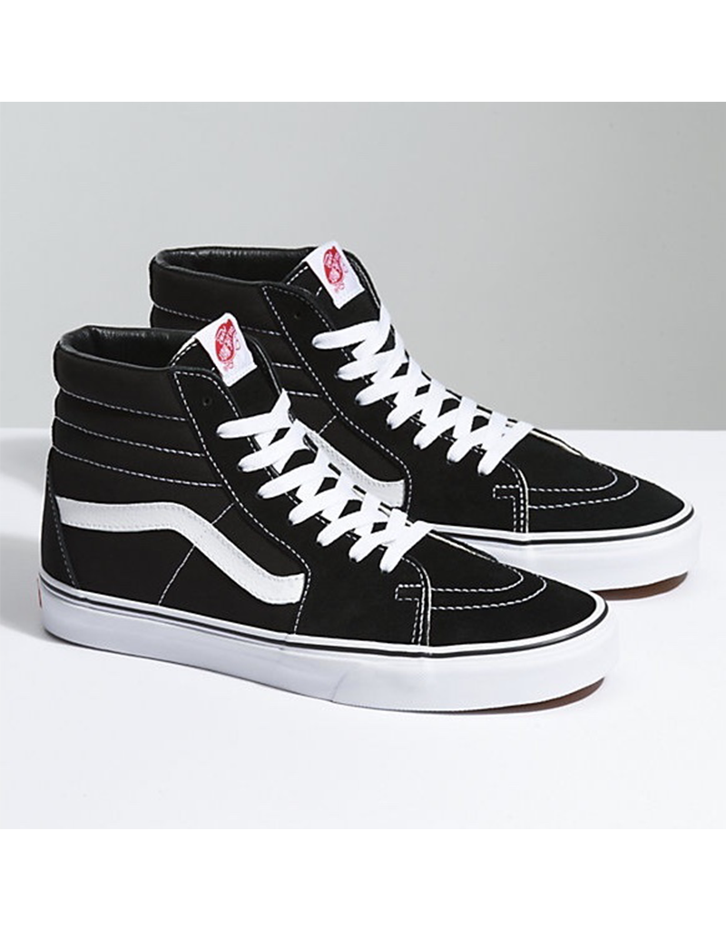 Vans Sk8-Hi Black/White, Vans, Sneakers, footwear, men, shoes, sneakers, unisex, vans, white, women, footwear, men, shoes, sneakers, unisex, vans, white, women      - Mile End Kicks