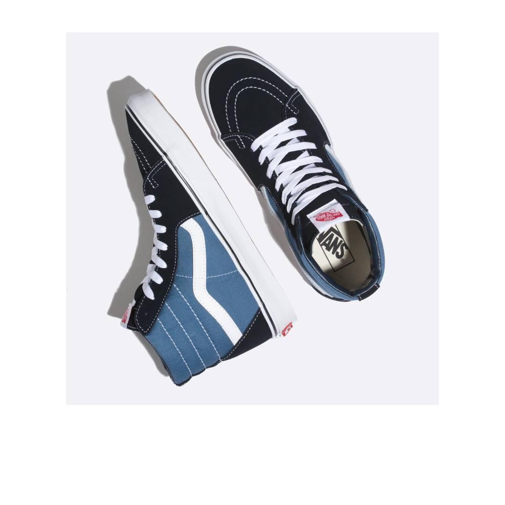 Vans Sk8-Hi True Navy, Vans, Sneakers, footwear, men, navy, shoes, sneakers, unisex, vans, women, footwear, men, navy, shoes, sneakers, unisex, vans, women      - Mile End Kicks