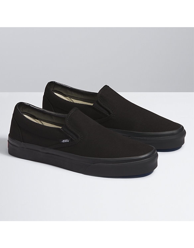 Vans Slip-On Black/Black, Vans, Sneakers, black, footwear, men, shoes, slip-on, sneakers, unisex, vans, women, black, footwear, men, shoes, slip-on, sneakers, unisex, vans, women      - Mile 